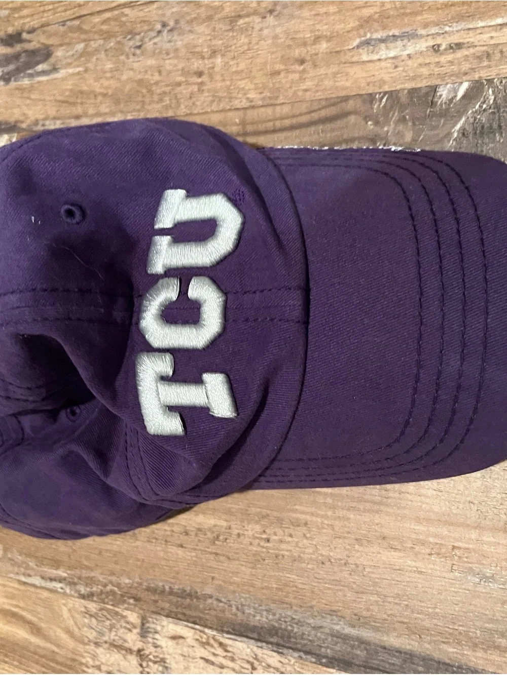 47 Kids Purple Baseball Cap with White Embroidered Logo